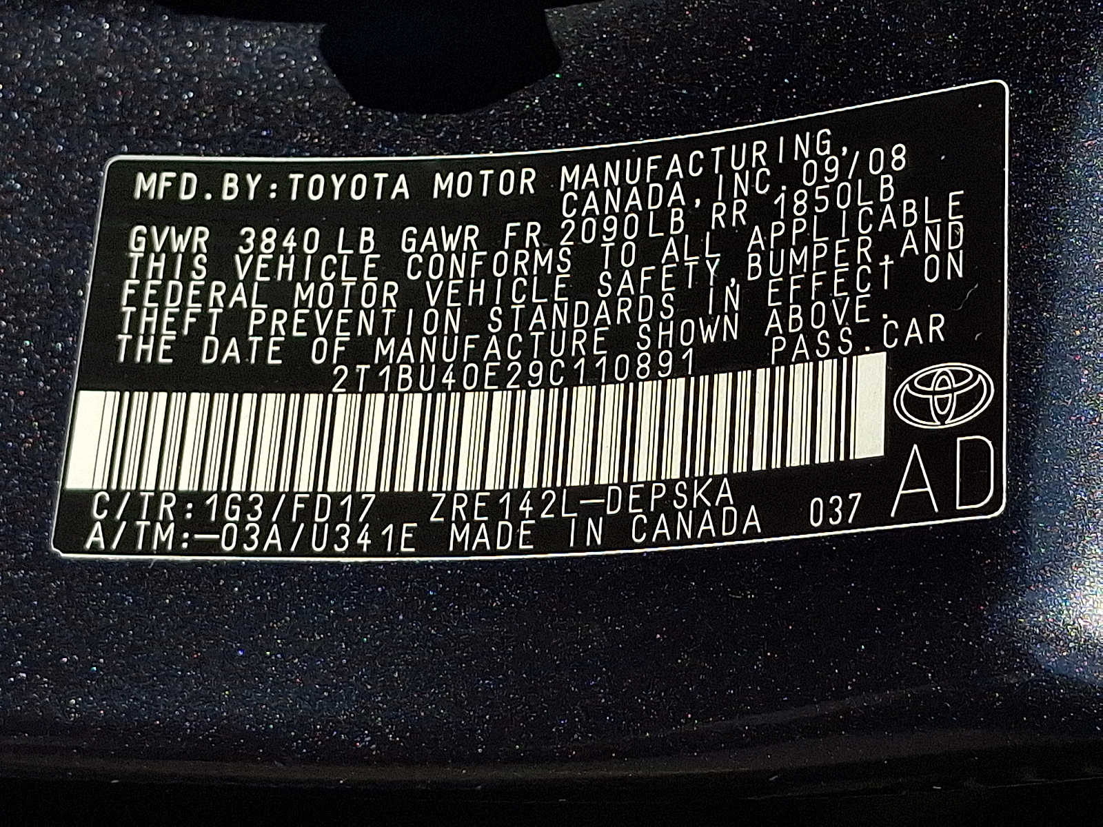 Thumbnail: 2009 Toyota Corolla - 27