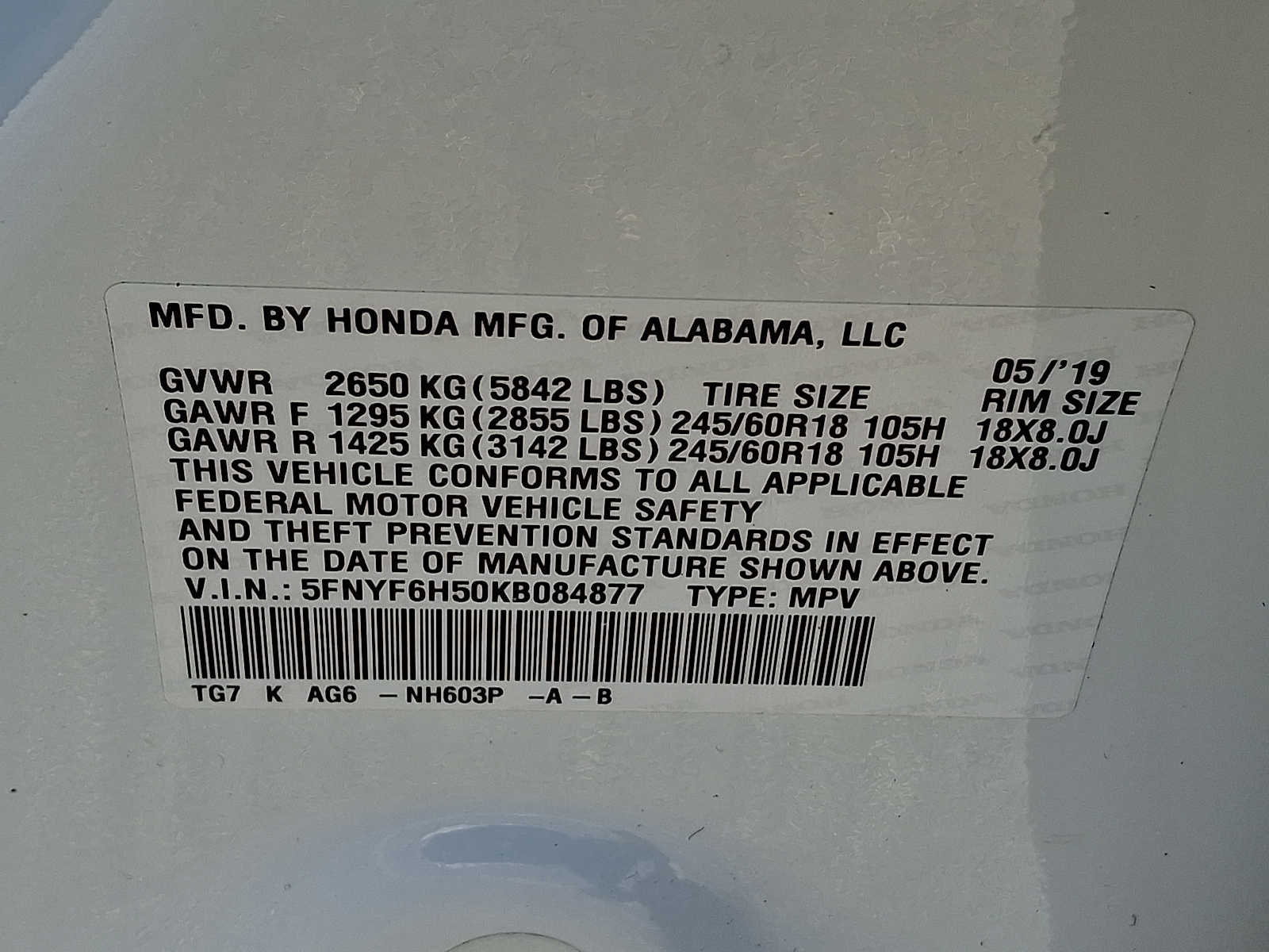 Thumbnail: 2019 Honda Pilot - 26