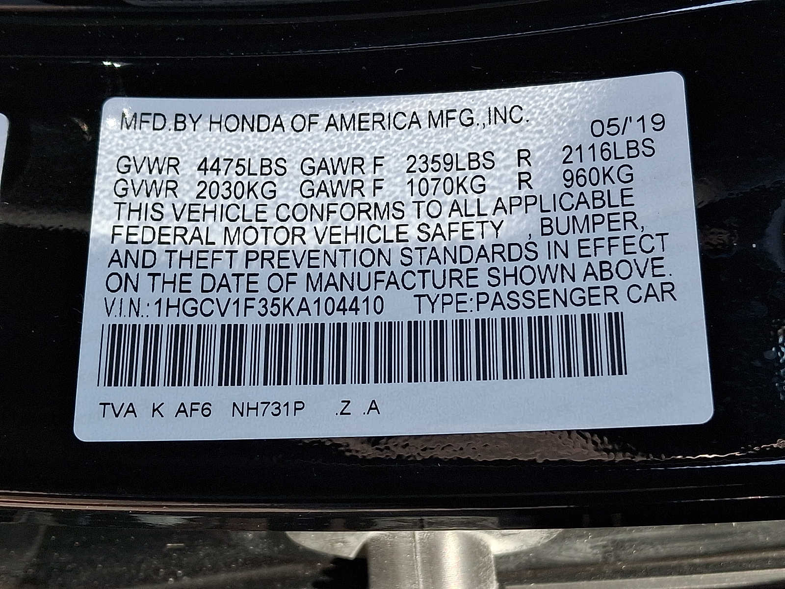 Thumbnail: 2019 Honda Accord - 26