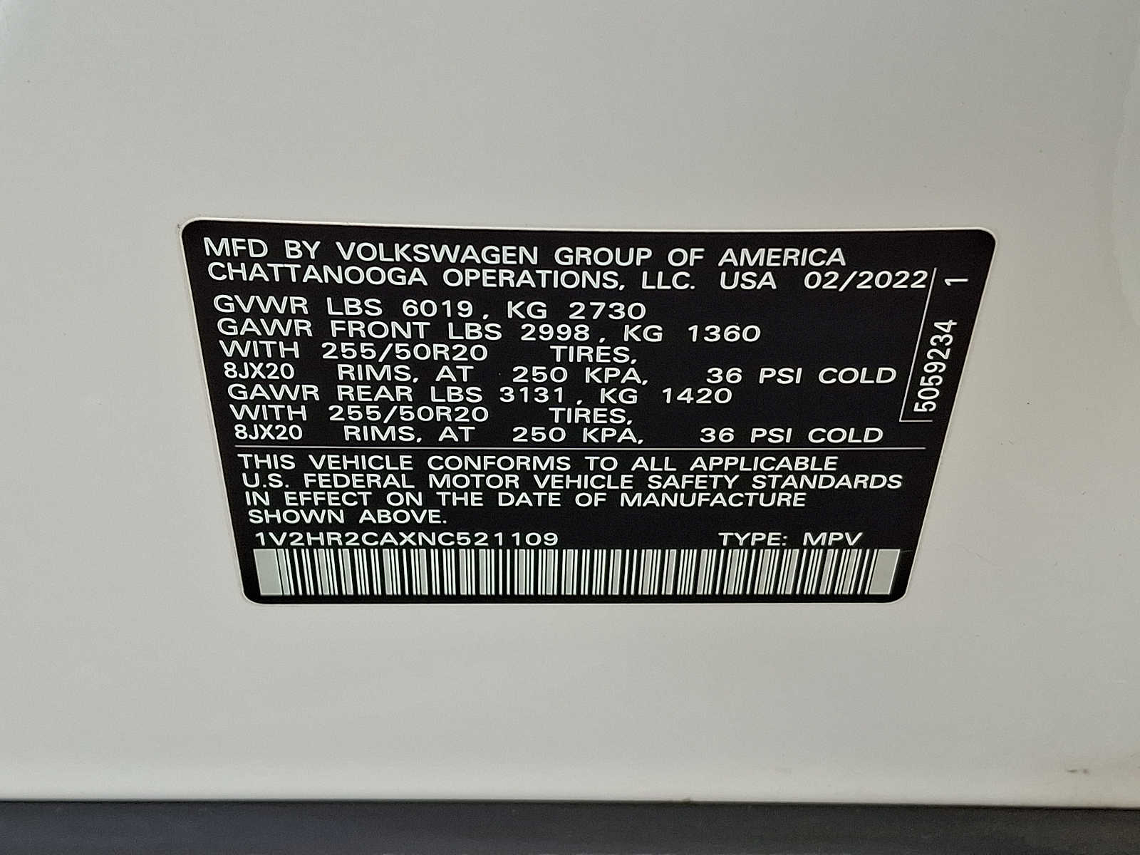 Thumbnail: 2022 Volkswagen Atlas - 26