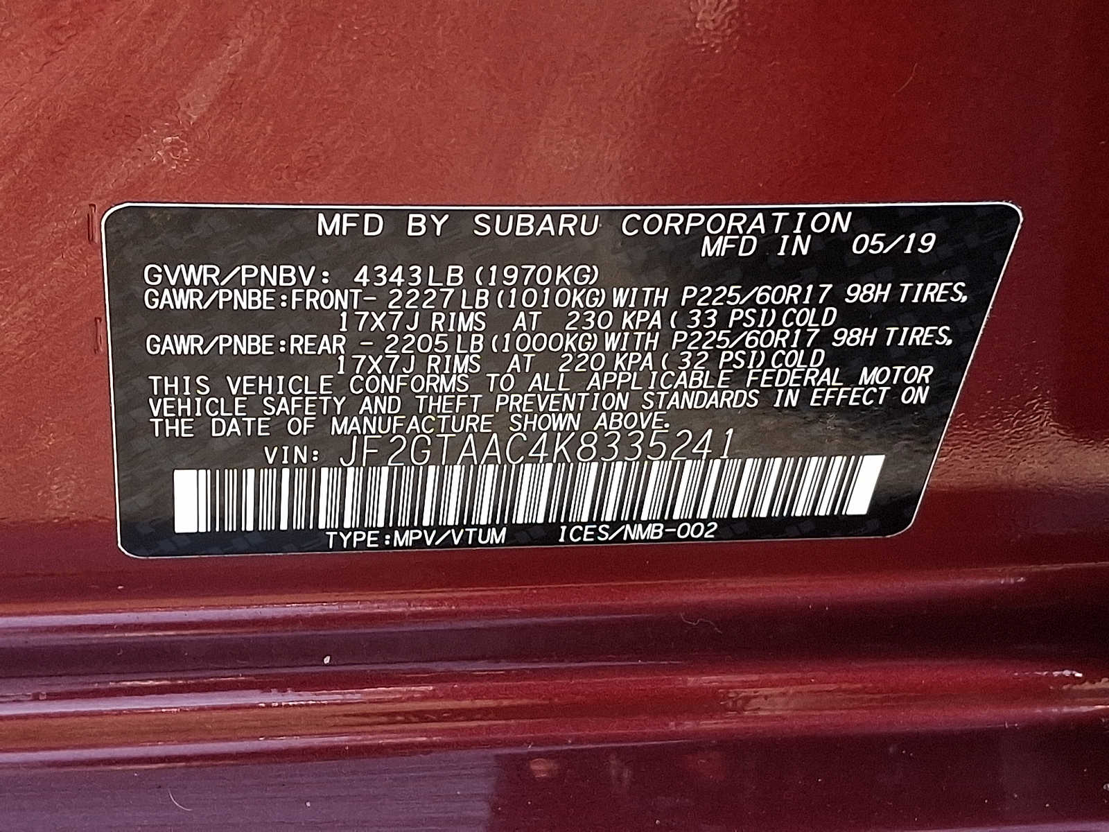 Thumbnail: 2019 Subaru Crosstrek - 26