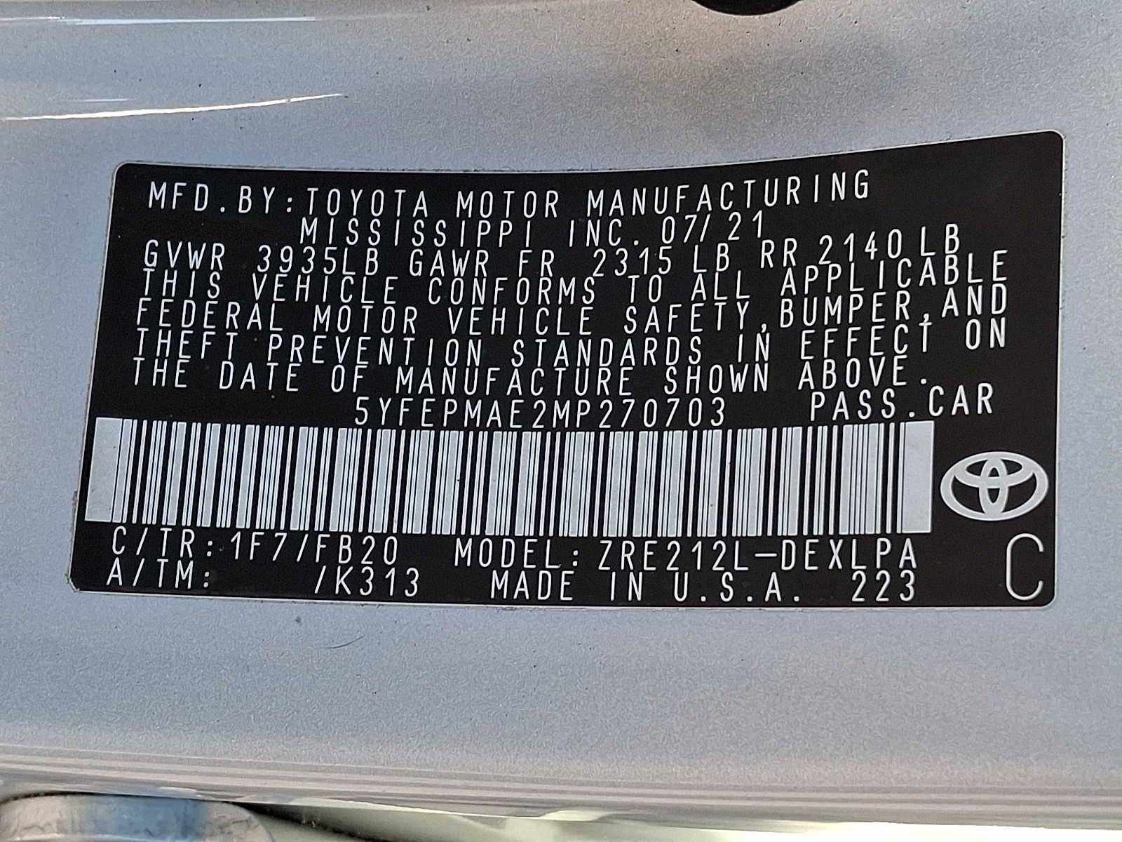 Thumbnail: 2021 Toyota Corolla - 26