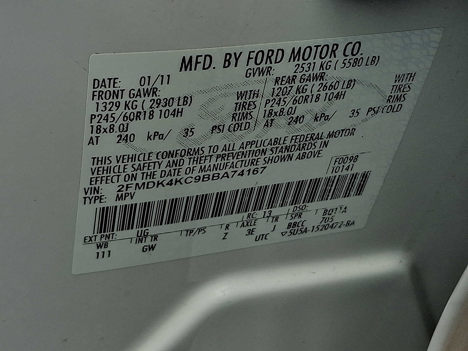 Thumbnail: 2011 Ford Edge - 25