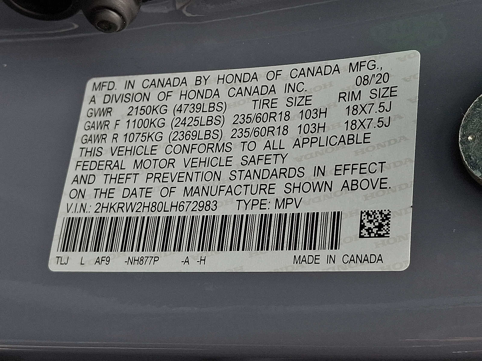 Thumbnail: 2020 Honda CR-V - 25