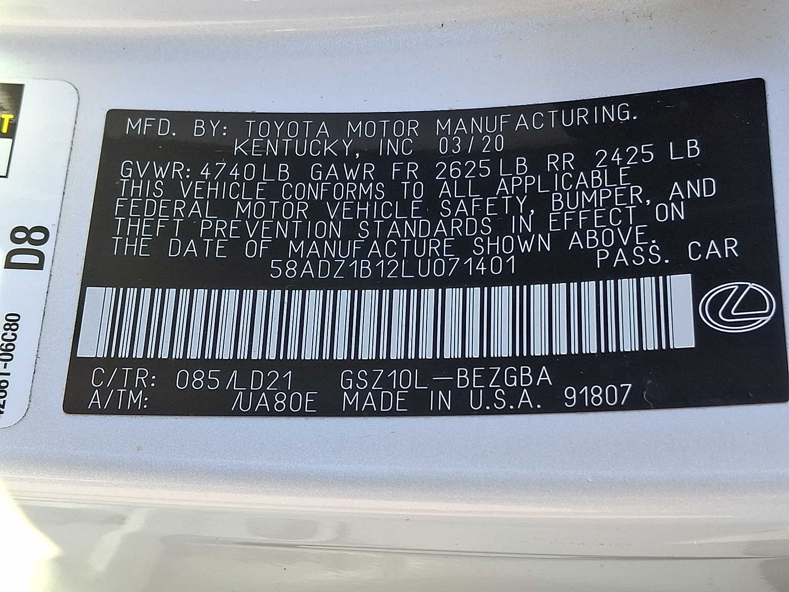 Thumbnail: 2020 Lexus ES - 26