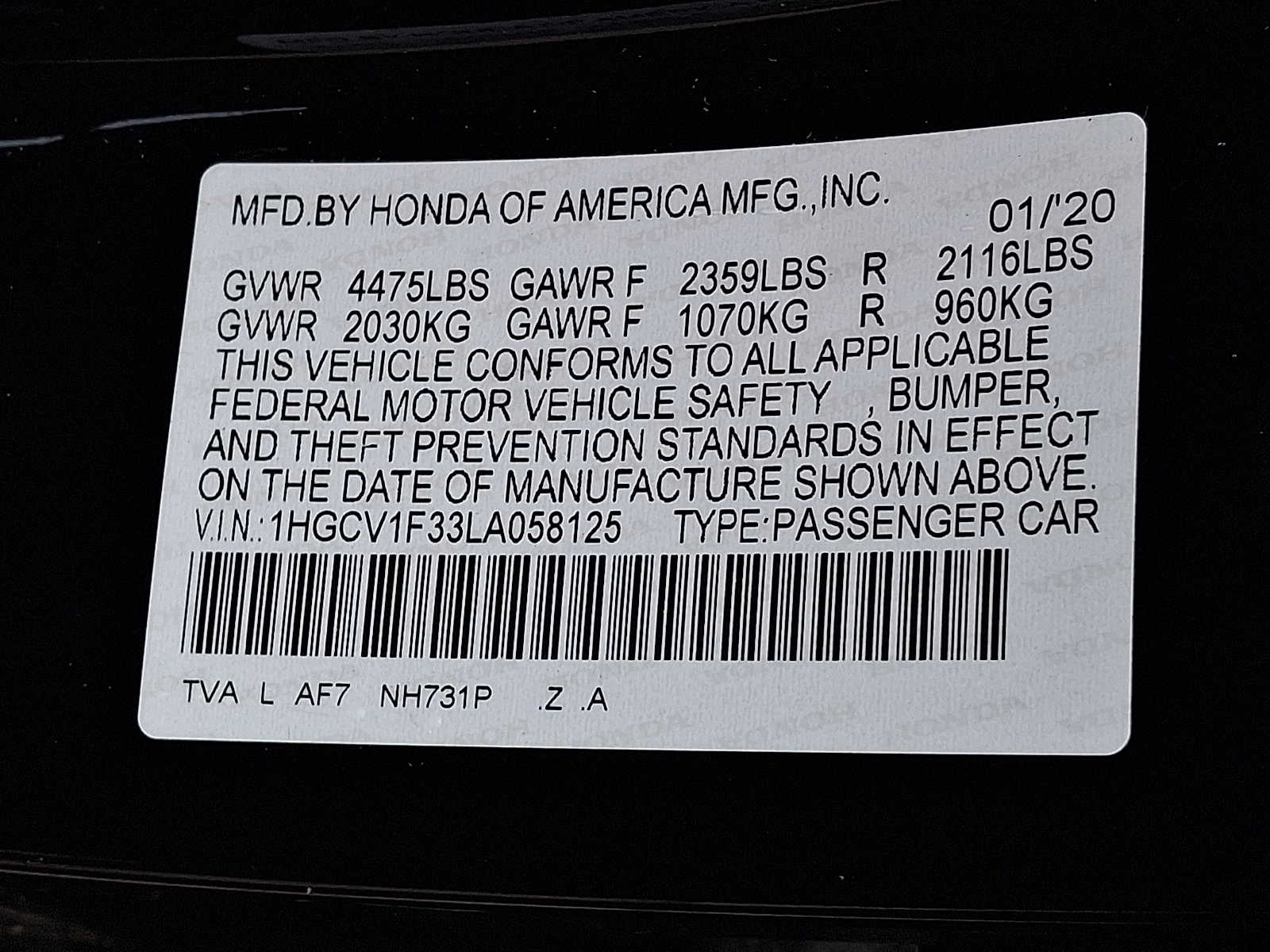 Thumbnail: 2020 Honda Accord - 26