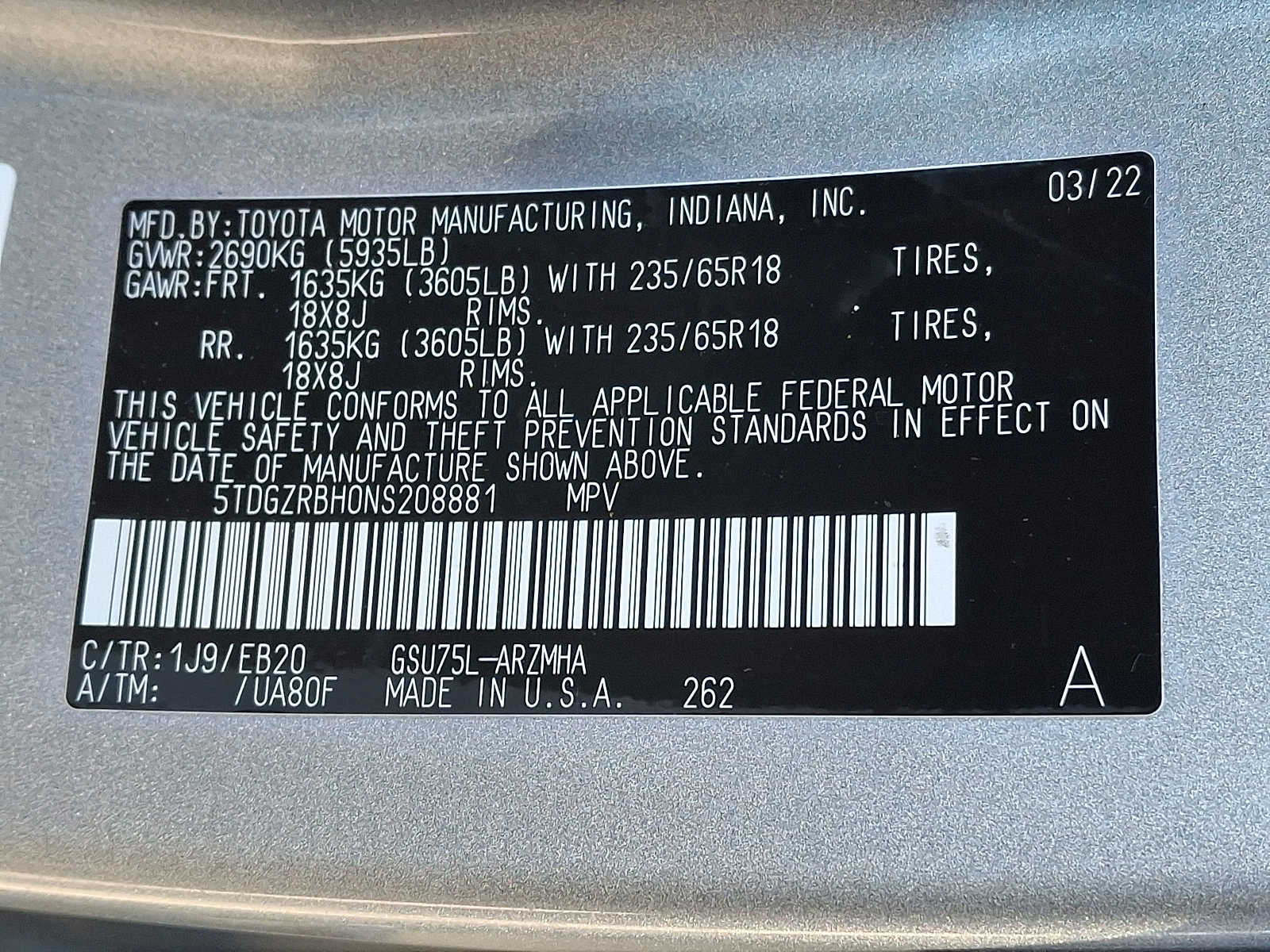 Thumbnail: 2022 Toyota Highlander - 26