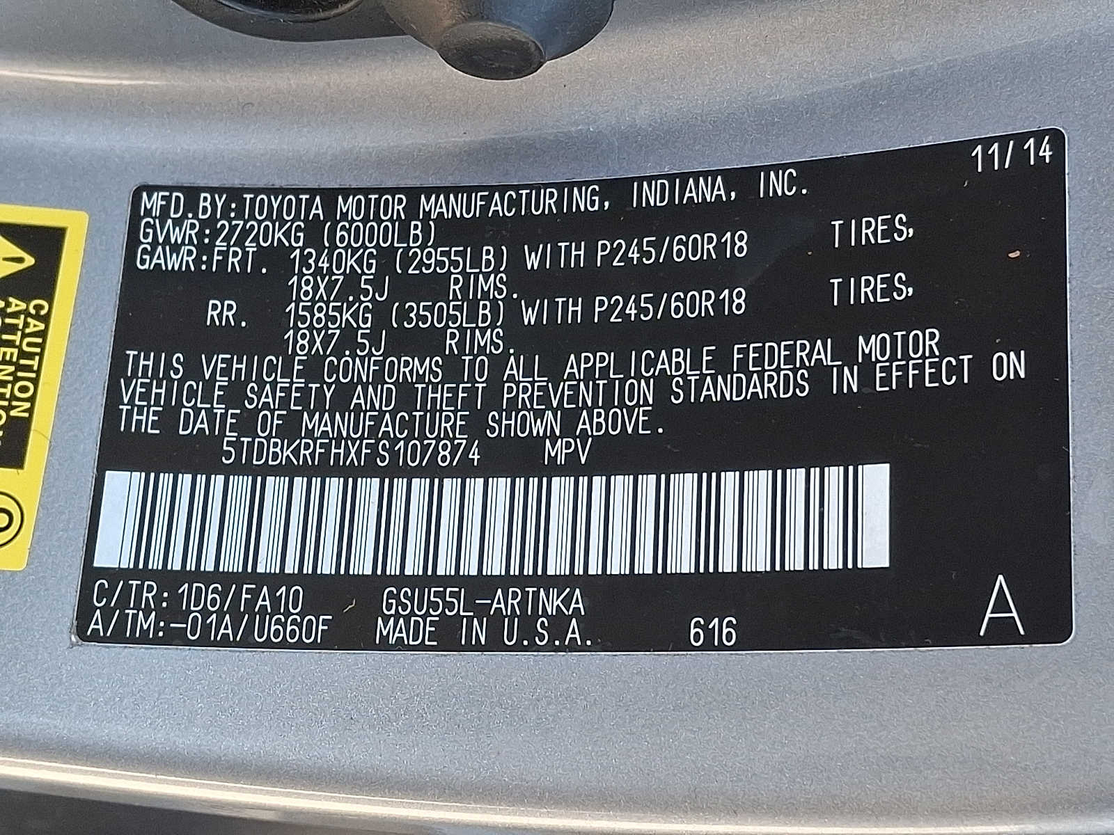 Thumbnail: 2015 Toyota Highlander - 24