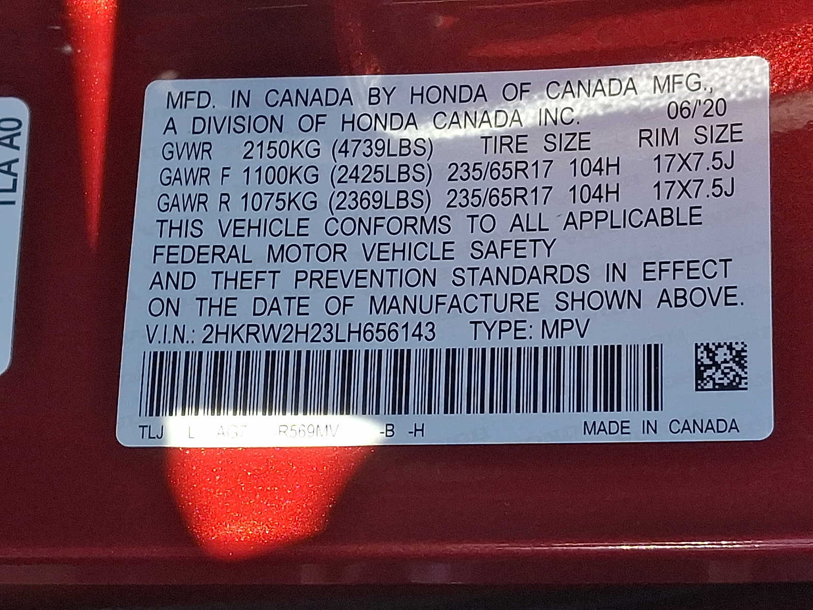 Thumbnail: 2020 Honda CR-V - 26