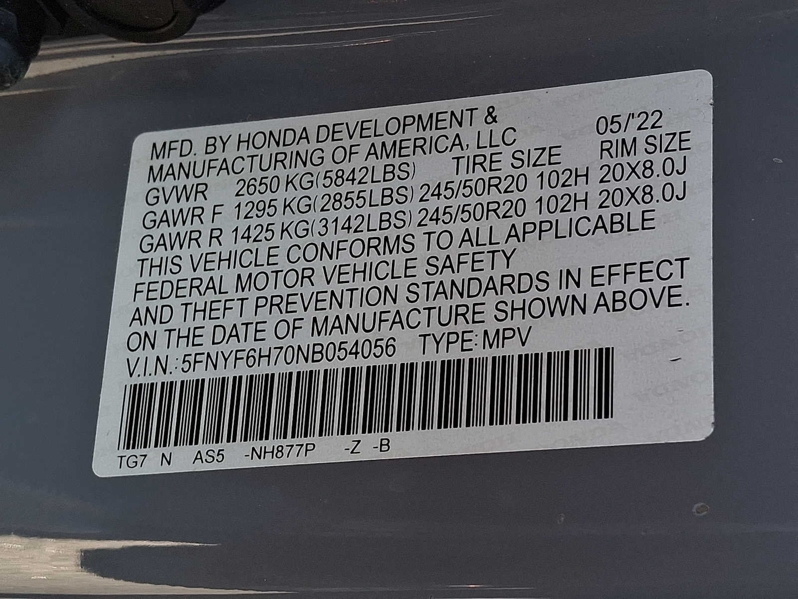 Thumbnail: 2022 Honda Pilot - 25