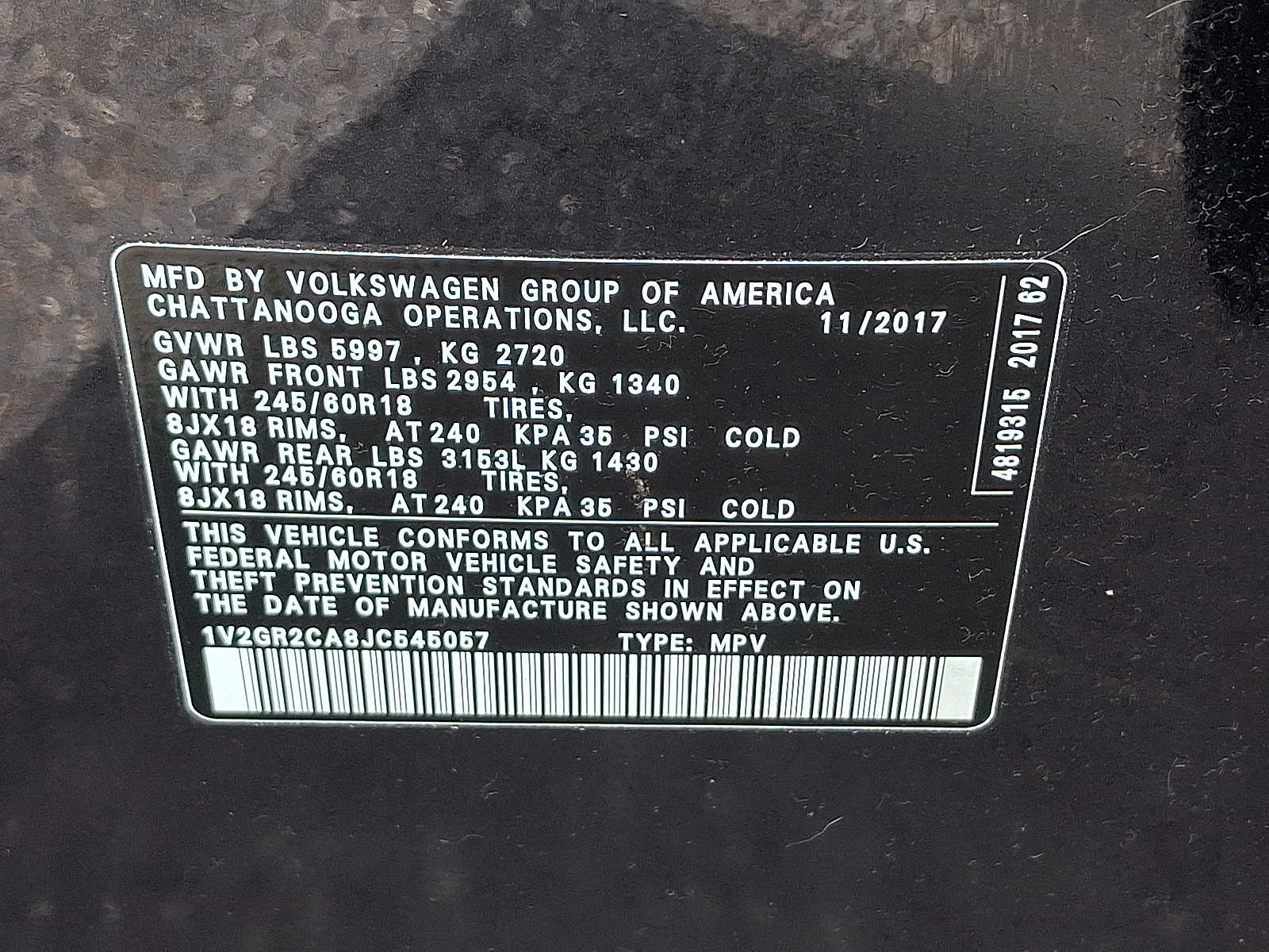 Thumbnail: 2018 Volkswagen Atlas - 26