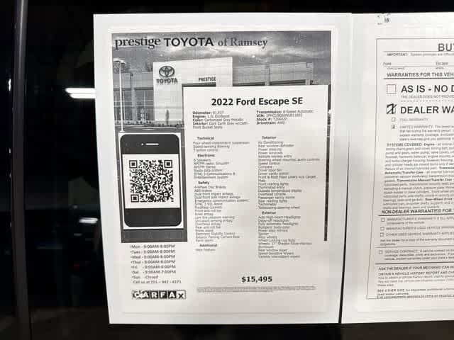 Thumbnail: 2022 Ford Escape - 13