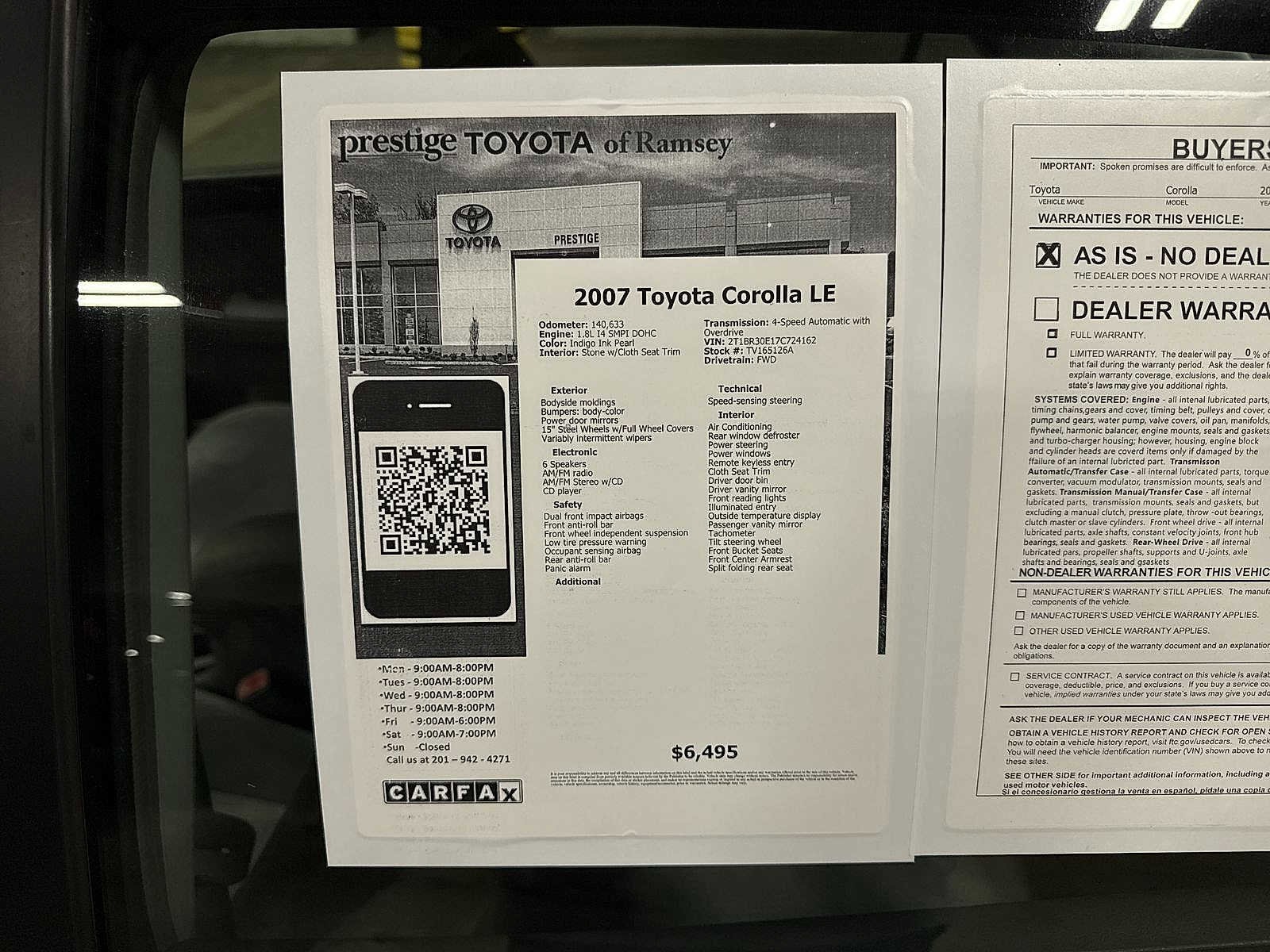 Thumbnail: 2007 Toyota Corolla - 13