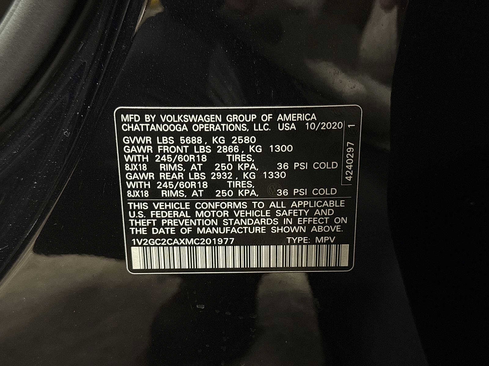 Thumbnail: 2021 Volkswagen Atlas - 14