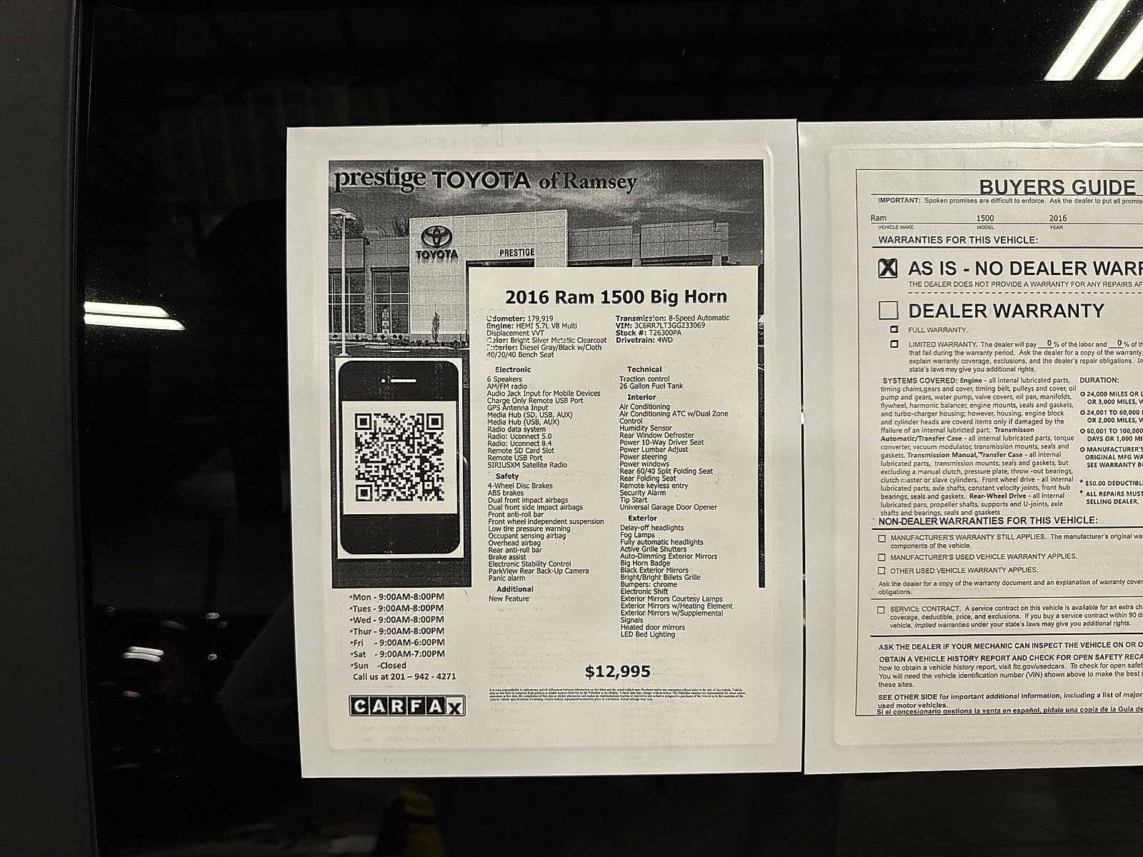 Thumbnail: 2016 RAM 1500 - 13