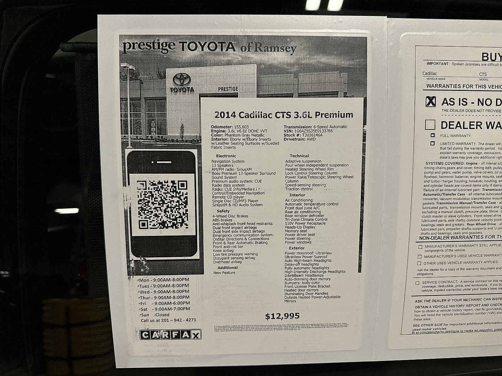 Thumbnail: 2014 Cadillac CTS - 13