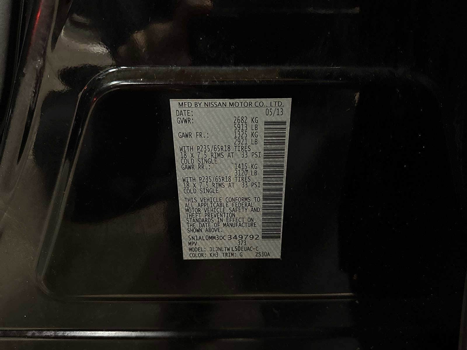 Thumbnail: 2013 INFINITI JX35 - 14