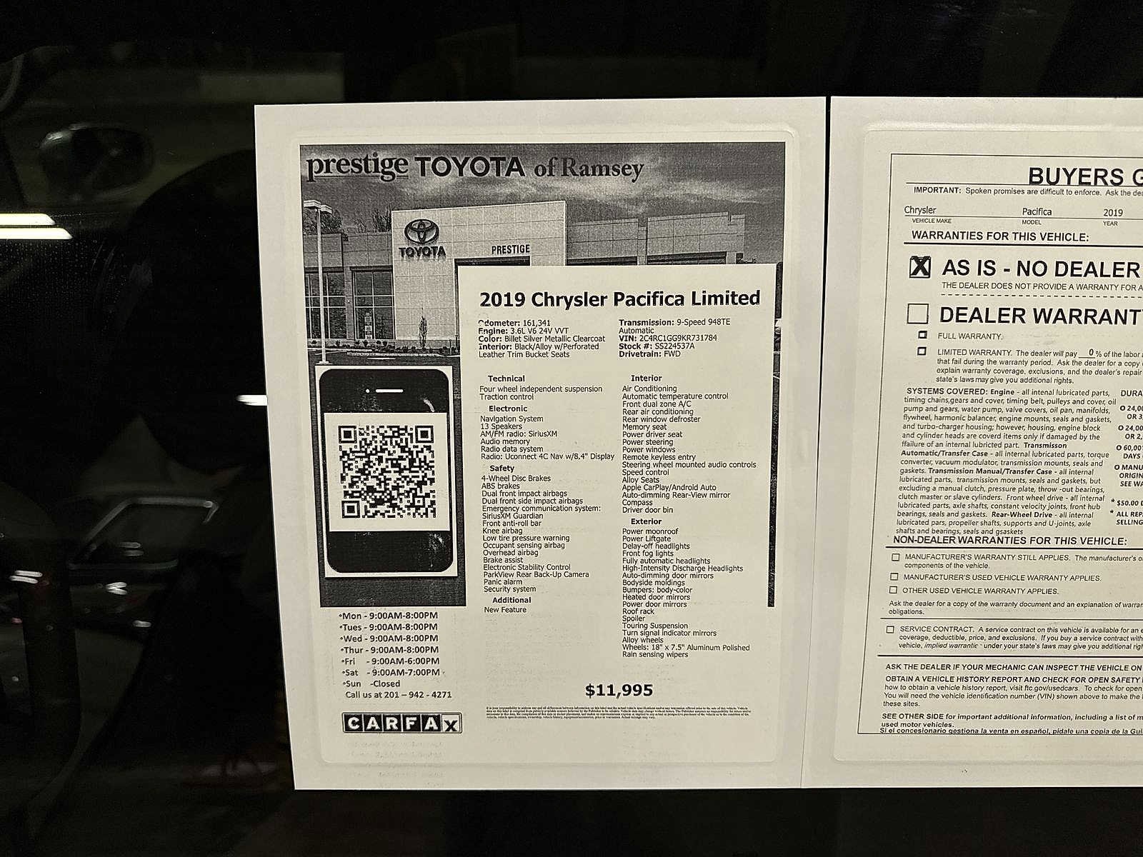 Thumbnail: 2019 Chrysler Pacifica - 13