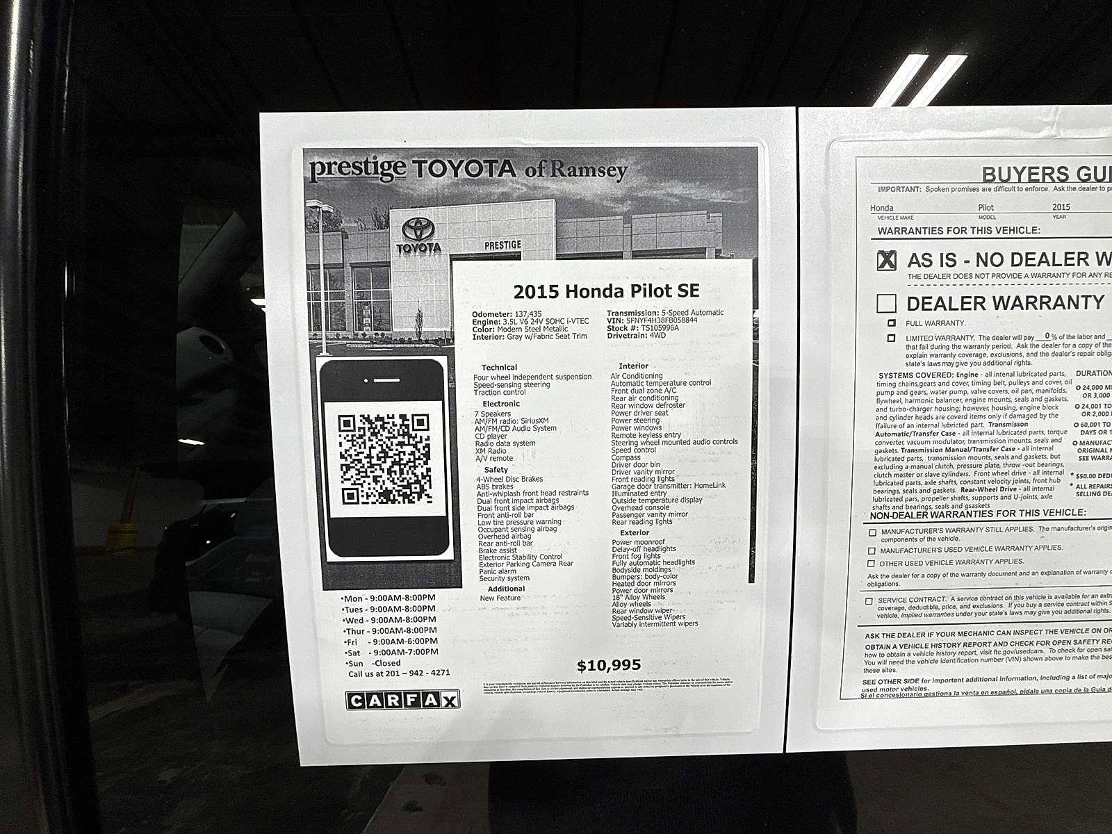 Thumbnail: 2015 Honda Pilot - 12