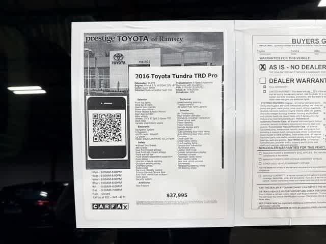 Thumbnail: 2016 Toyota Tundra - 13