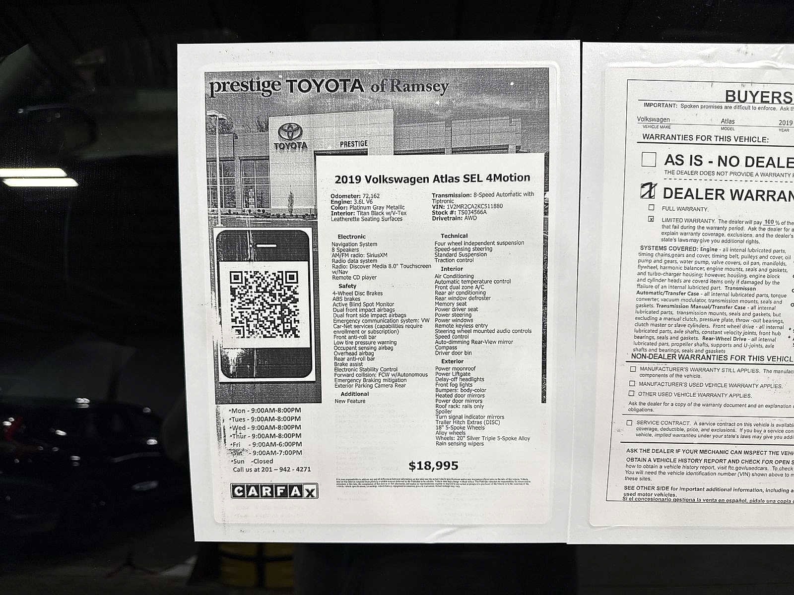 Thumbnail: 2019 Volkswagen Atlas - 13