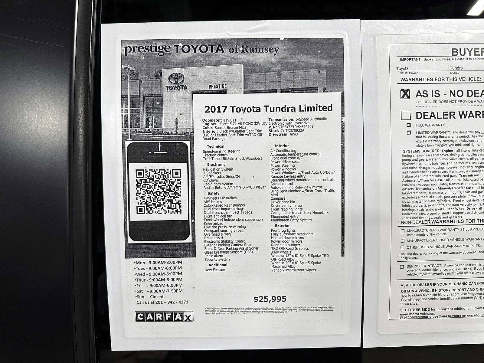 Thumbnail: 2017 Toyota Tundra - 13