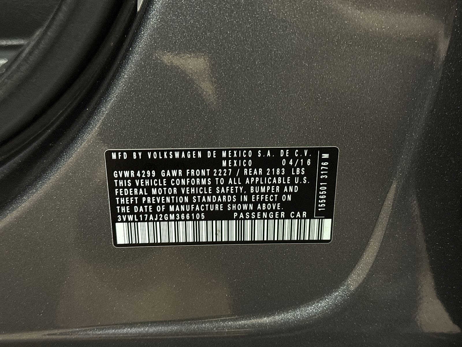 Thumbnail: 2016 Volkswagen Jetta - 14