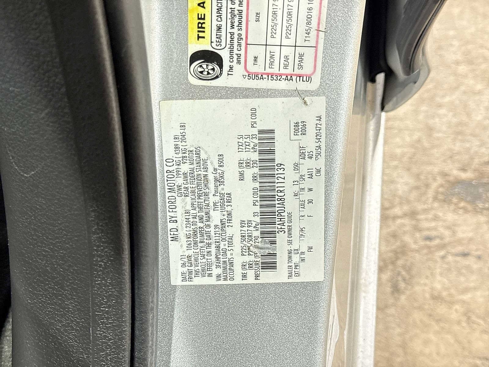 Thumbnail: 2012 Ford Fusion - 13