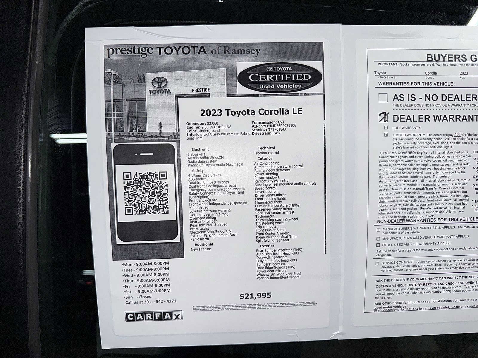 Thumbnail: 2023 Toyota Corolla - 13