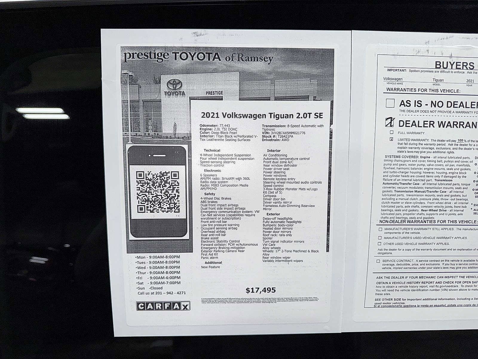 Thumbnail: 2021 Volkswagen Tiguan - 13