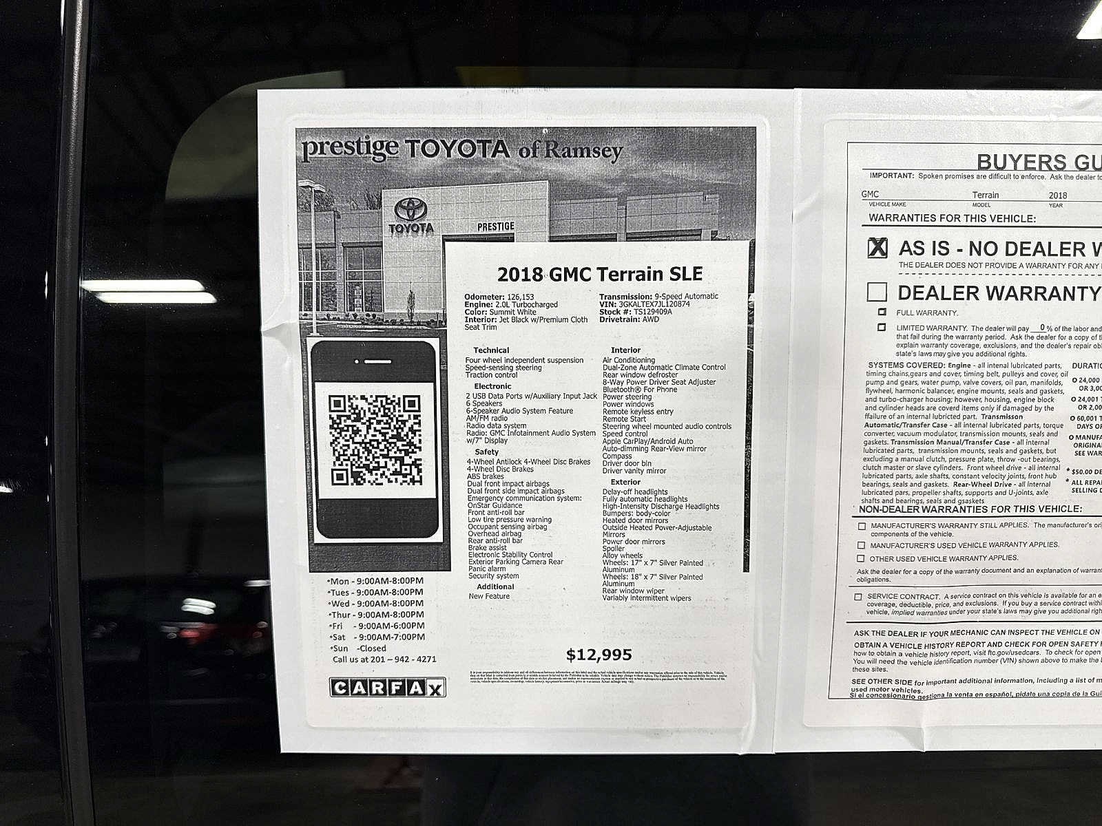 Thumbnail: 2018 GMC Terrain - 13