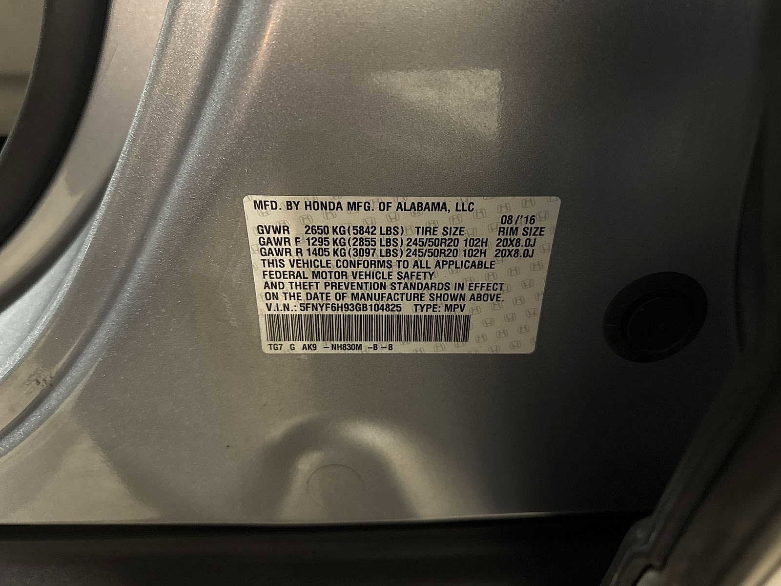 Thumbnail: 2016 Honda Pilot - 13