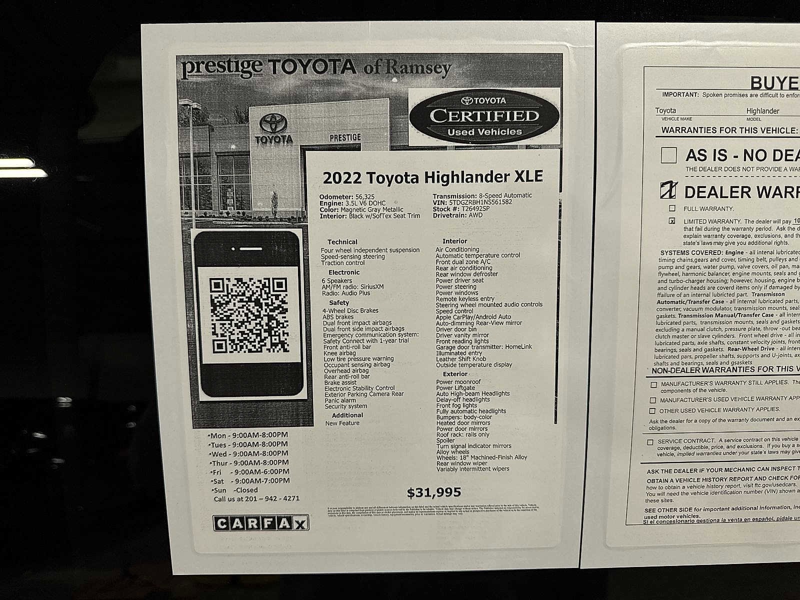 Thumbnail: 2022 Toyota Highlander - 13