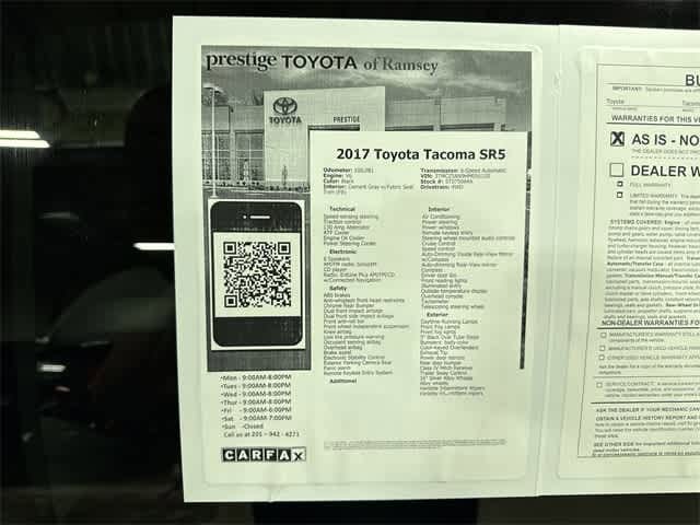 2017 Toyota Tacoma SR5 13