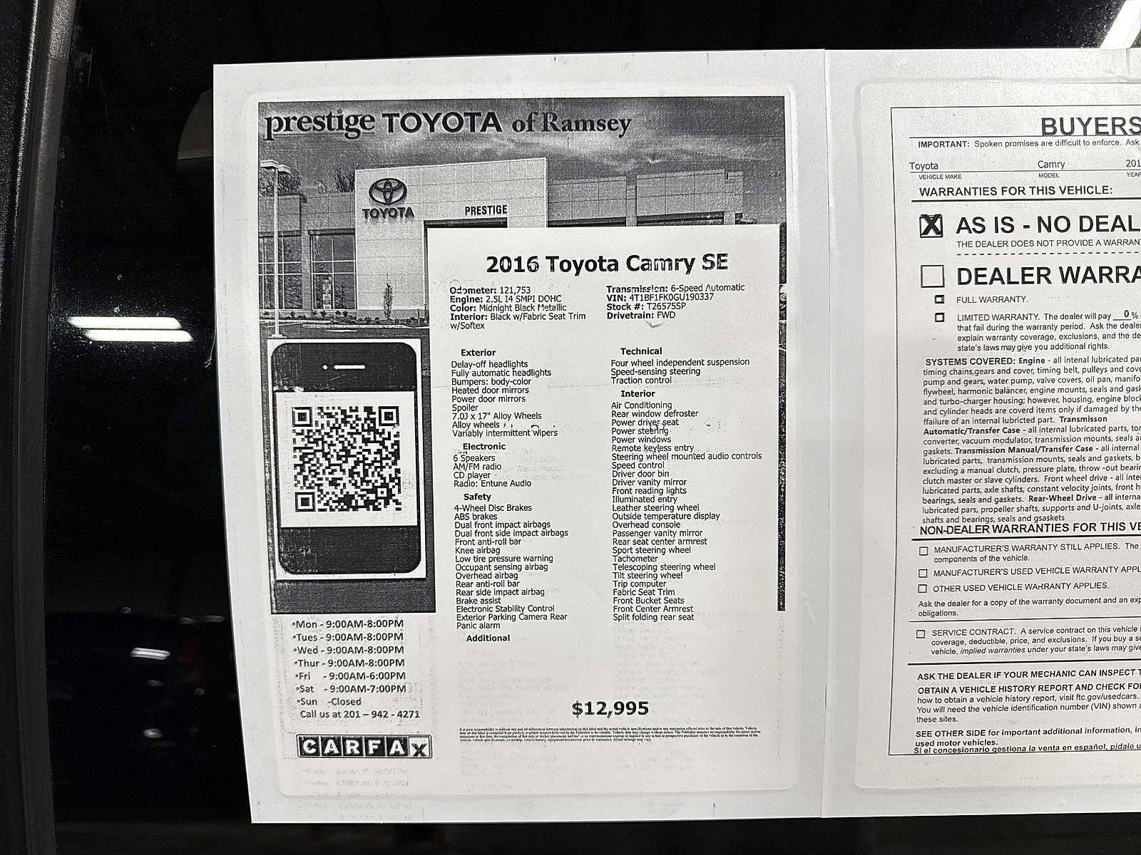 Thumbnail: 2016 Toyota Camry - 12