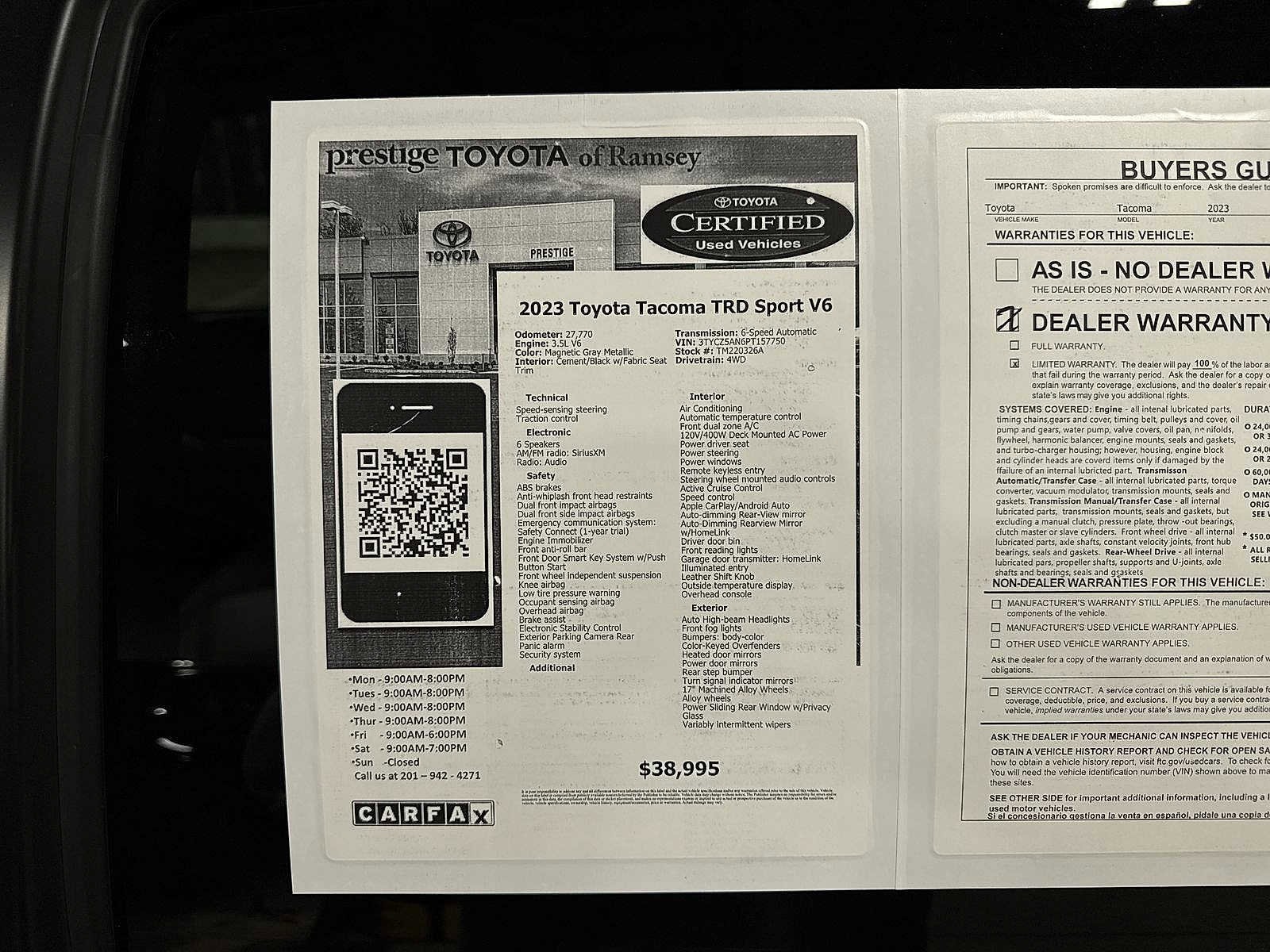 Thumbnail: 2023 Toyota Tacoma - 13