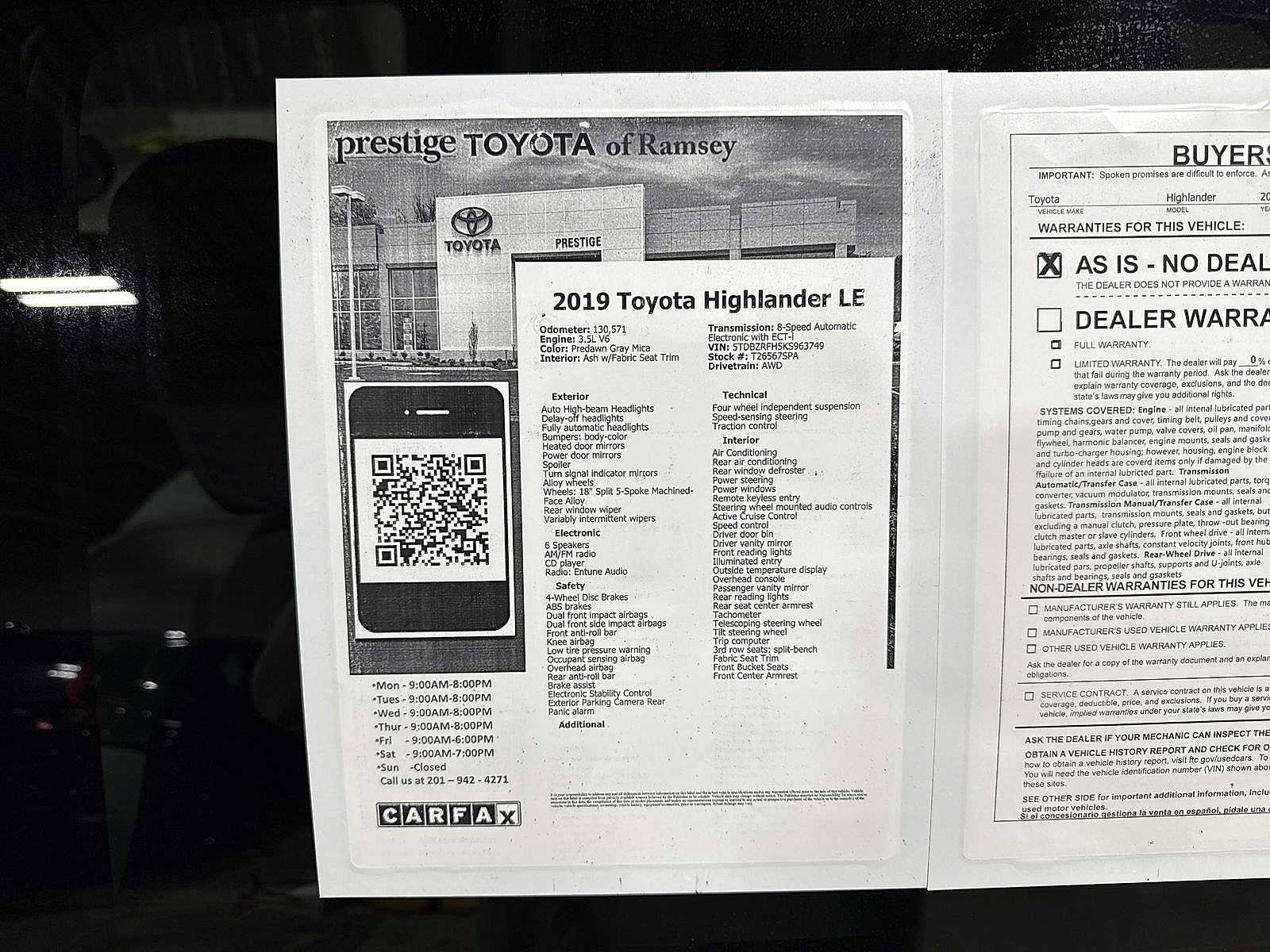 Thumbnail: 2019 Toyota Highlander - 13