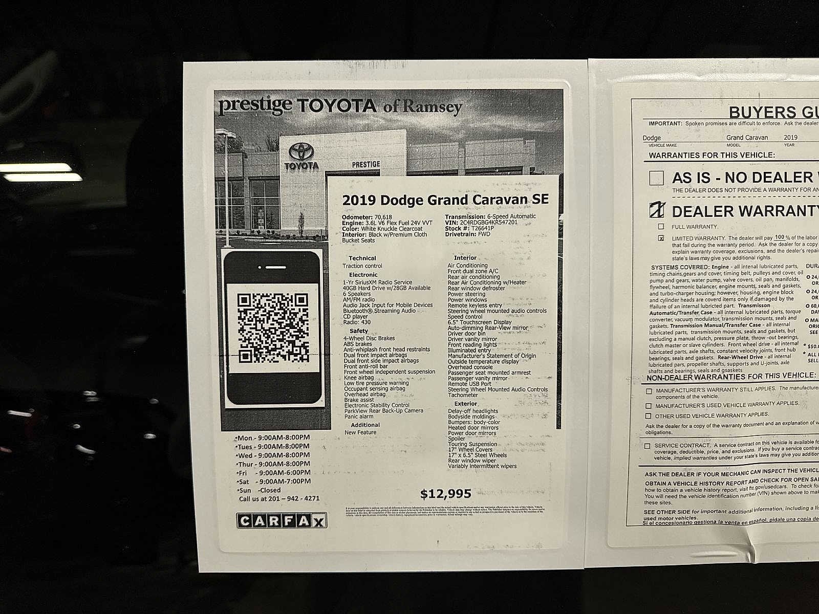 Thumbnail: 2019 Dodge Grand Caravan - 13