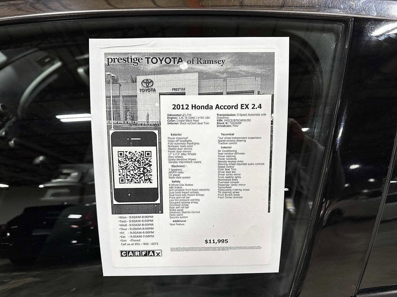 Thumbnail: 2012 Honda Accord - 13