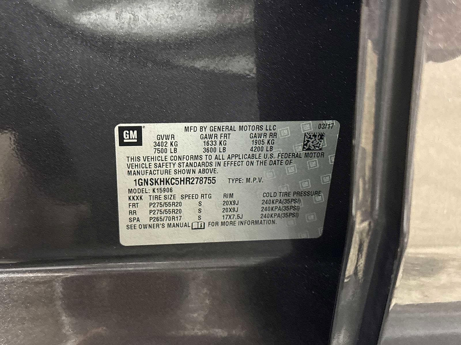 Thumbnail: 2017 Chevrolet Suburban - 14