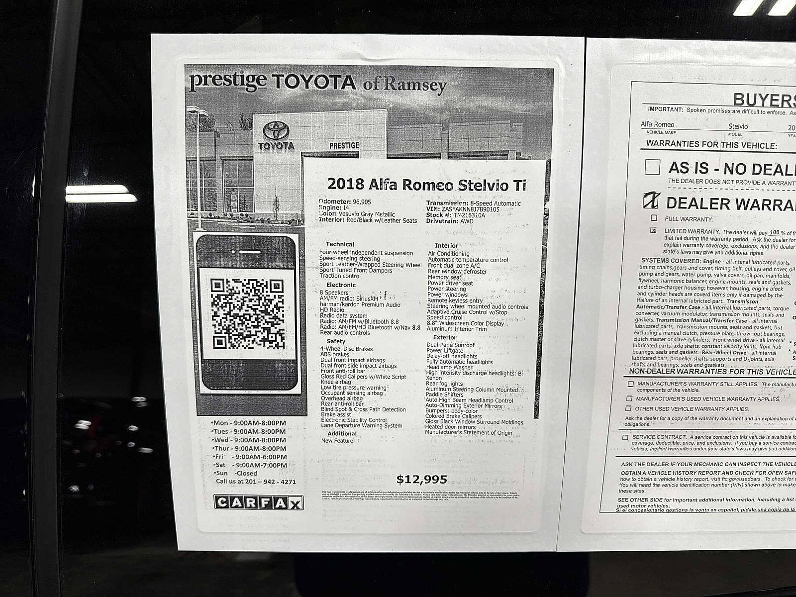 Thumbnail: 2018 Alfa Romeo Stelvio - 13