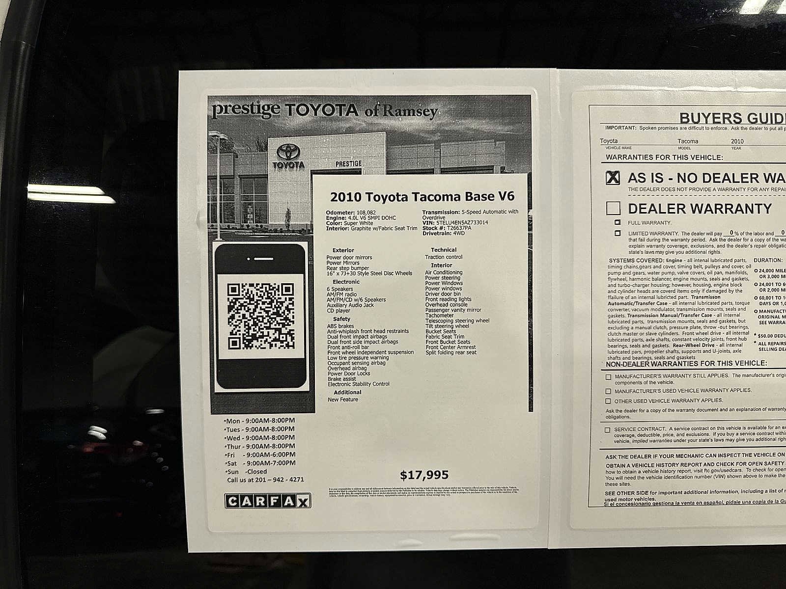 Thumbnail: 2010 Toyota Tacoma - 13