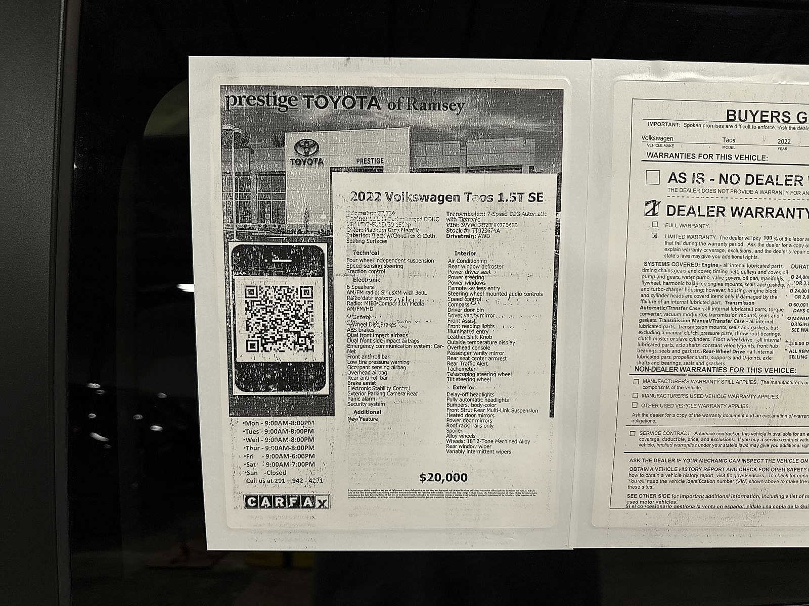 Thumbnail: 2022 Volkswagen Taos - 13