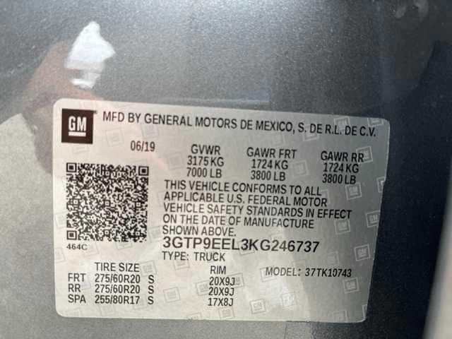Thumbnail: 2019 GMC Sierra 1500 - 9