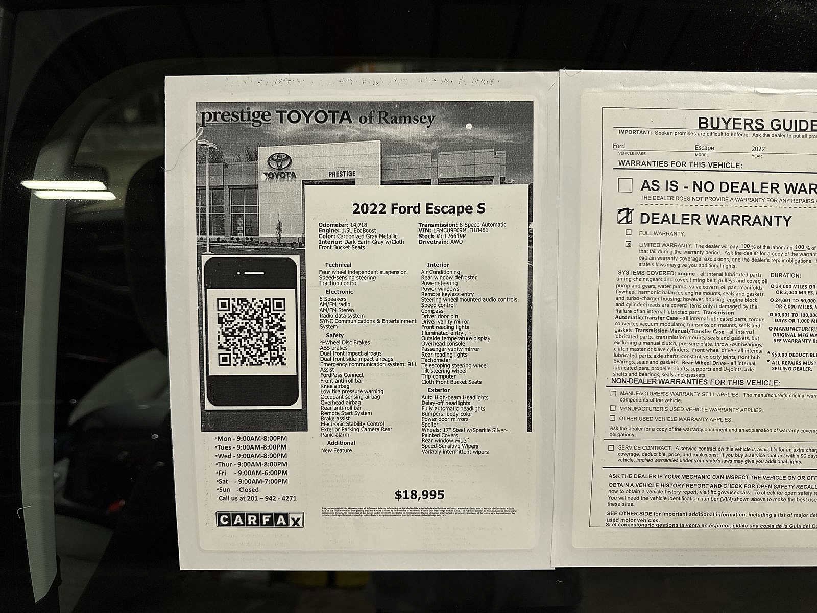 Thumbnail: 2022 Ford Escape - 13