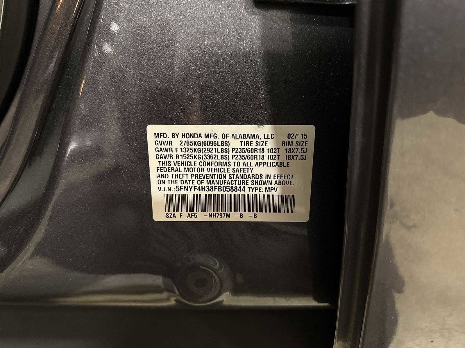 Thumbnail: 2015 Honda Pilot - 13