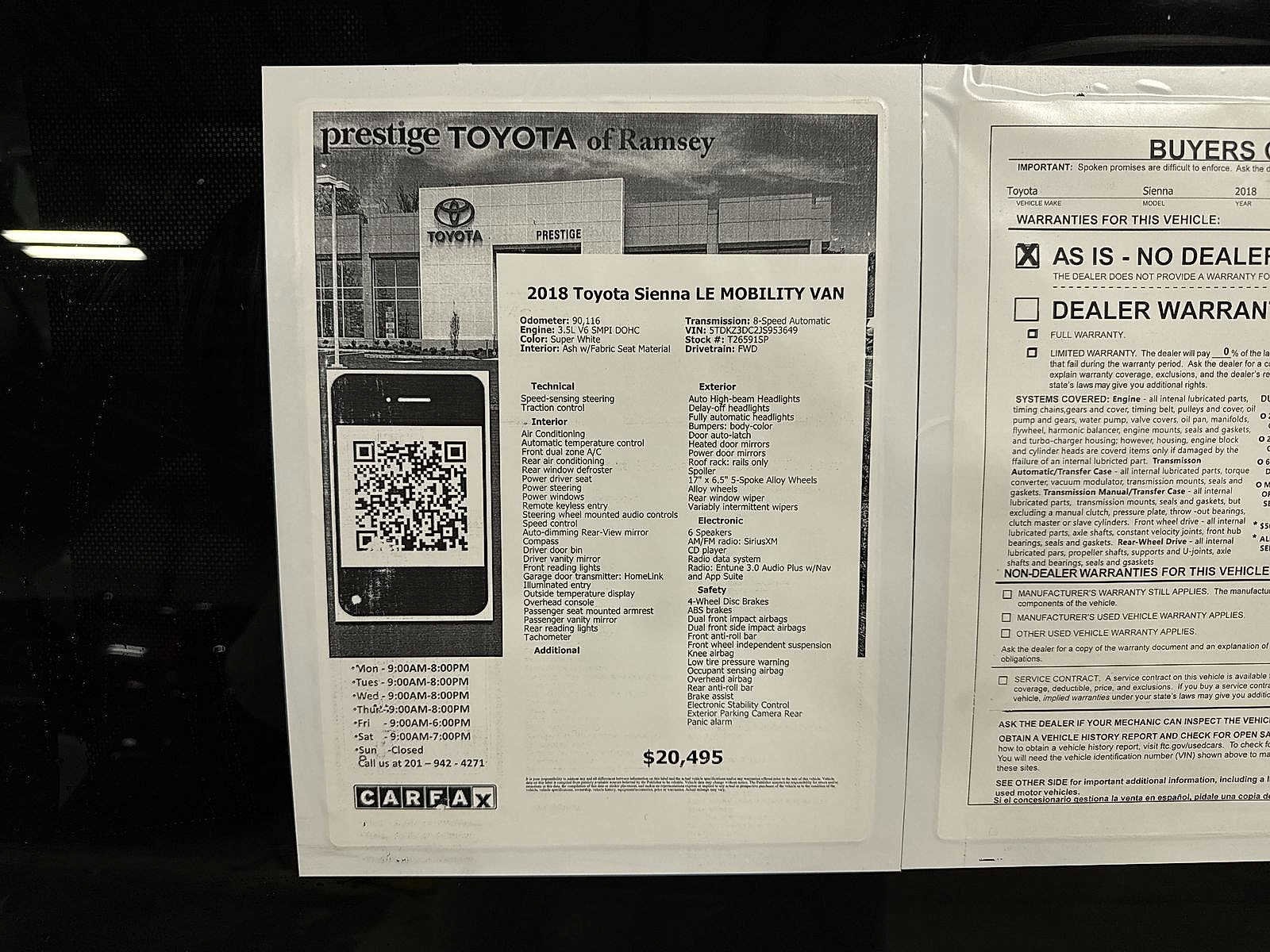 Thumbnail: 2018 Toyota Sienna - 14