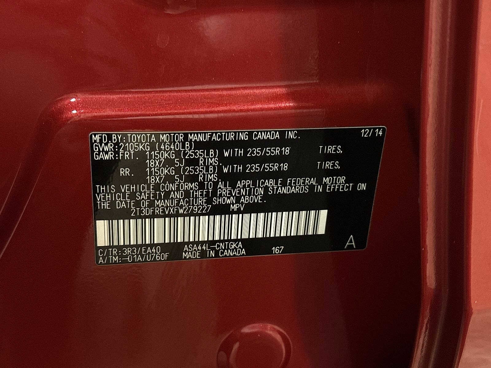 Thumbnail: 2015 Toyota RAV4 - 14