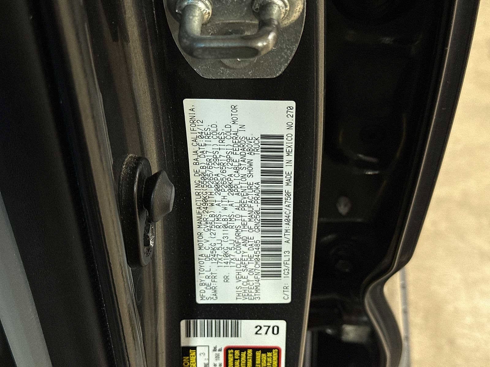 Thumbnail: 2012 Toyota Tacoma - 14