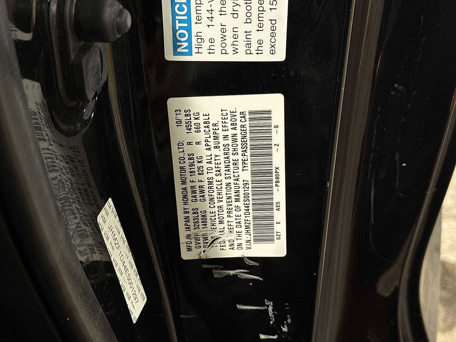 Thumbnail: 2014 Honda CR-Z - 14